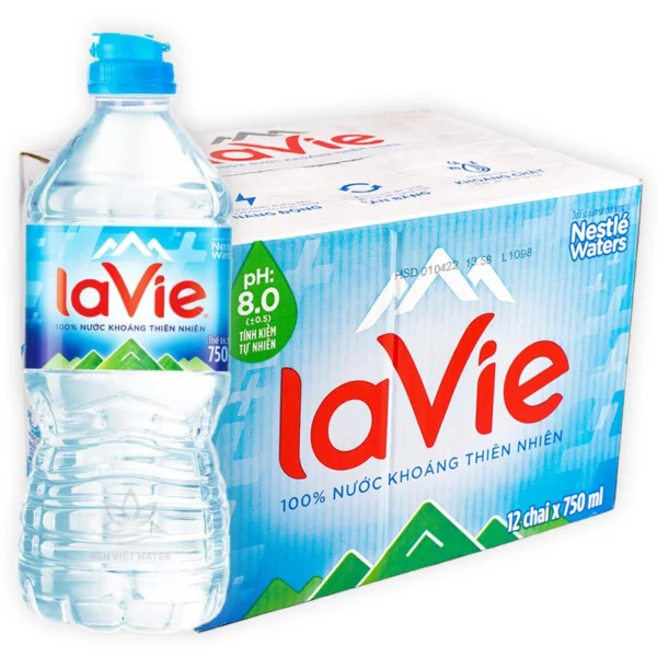 nuoc lavie 750ml thung 12 chai 442115